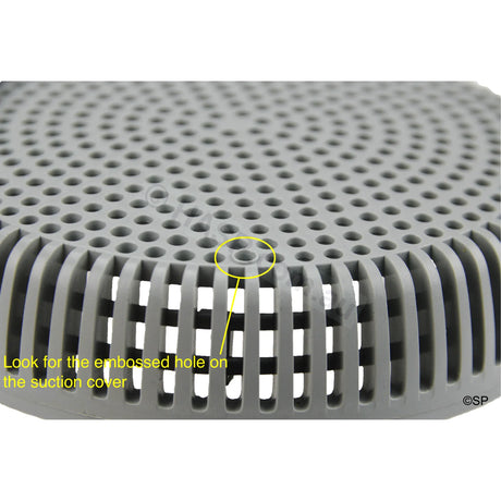 Edgetec Spa Bath Suction - Chrome - 100mm - 192lpm - Heater and Spa Parts