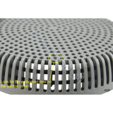 Edgetec Spa Bath Suction - Chrome - 100mm - 192lpm - Heater and Spa Parts