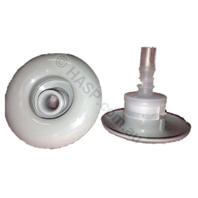 Mini Hurricane Spa Jet Directional - Large Face Smooth Gray - 88mm - Heater and Spa Parts