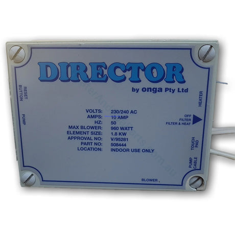 OBSOLETE - Onga Director, Turbo, SpaMate Spa Controller and Touchpad - NLA - Heater and Spa Parts