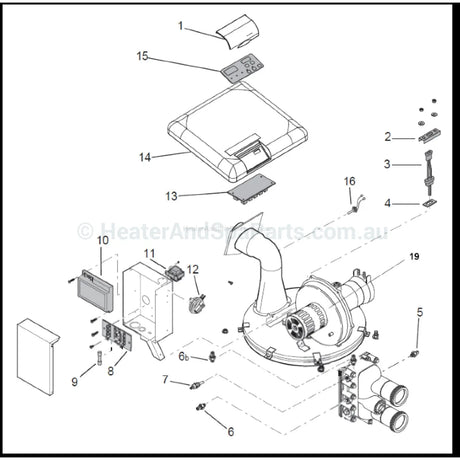 Pentair Mastertemp / Waterco Turbotemp 1/8" 45° AGS Sensor - Heater and Spa Parts