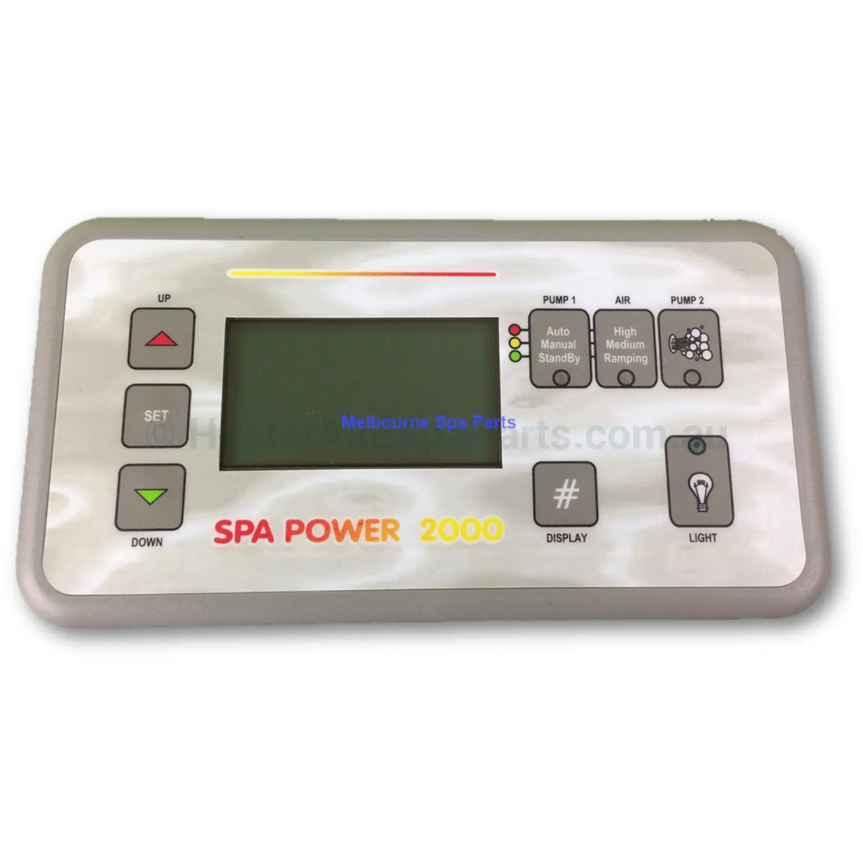 Spa Quip Spa Power 1000 2000 SP1000 SP2000 Tech 3000 Digital Touchpad - Heater and Spa Parts