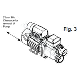 Onga Balboa 2381 1HP w/ 1.35kW Heater - Heated Spa Bath Pump - B-23810100 - Pump