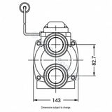 Onga Balboa 2391 1.25HP w/ 1.35kW Heater - Heated Spa Bath Pump - B-23910100 - Pump