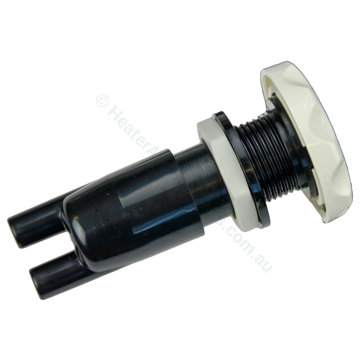 Onga Classic Air Control Venturi - White - Dual Barb - 50mm Diameter - OBSOLETE - Heater and Spa Parts