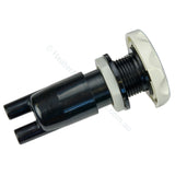 Onga Classic Air Control Venturi - White - Dual Barb - 50mm Diameter - OBSOLETE - Heater and Spa Parts