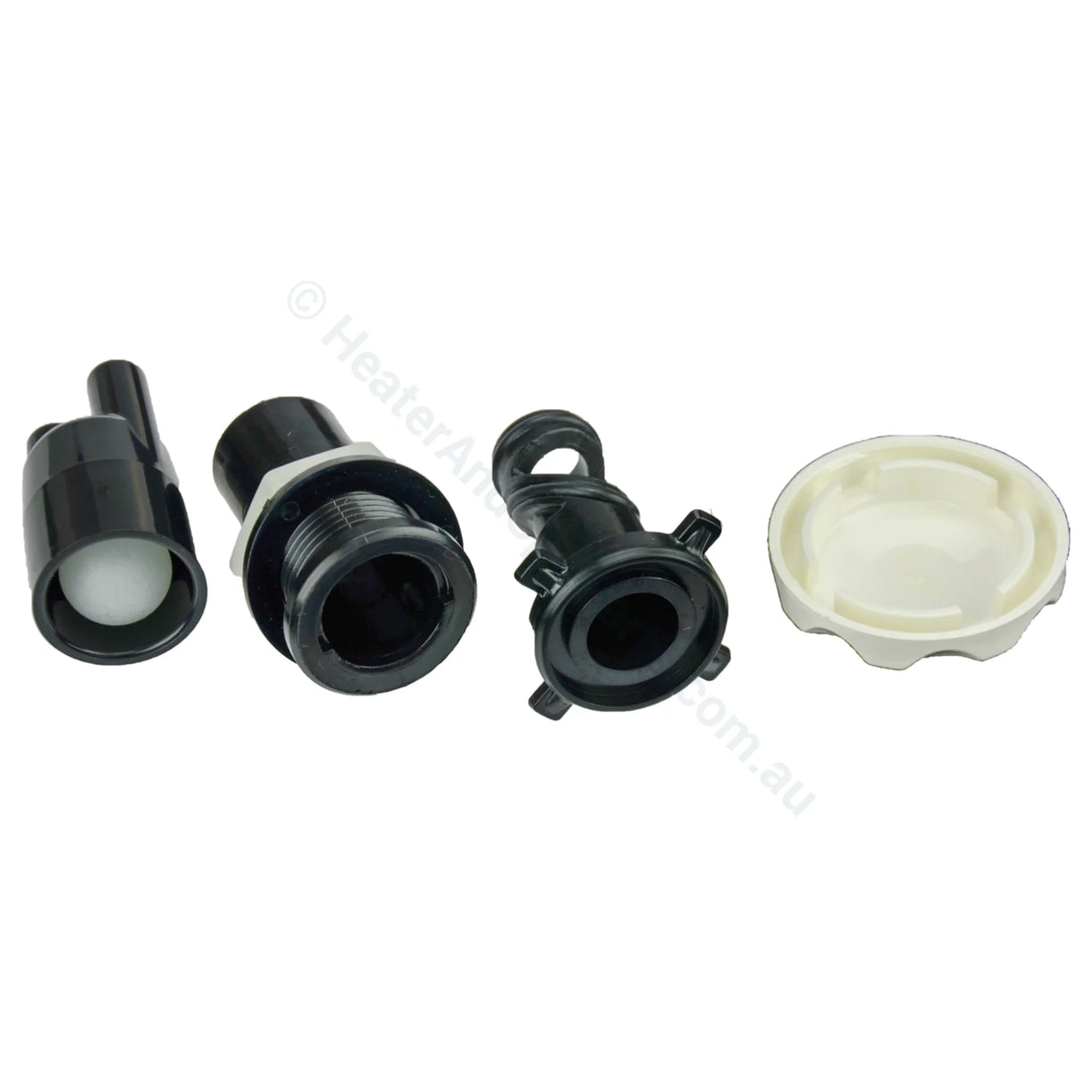 Onga Classic Air Control Venturi - White - Dual Barb - 50mm Diameter - OBSOLETE - Heater and Spa Parts