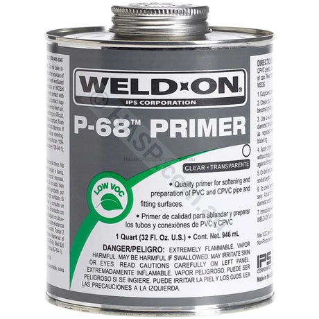 P-68 IPS Weld-on Clear Primer - 473mL - Heater and Spa Parts