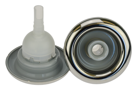 Pentair Cyclone Adjustable Nozzle Directional - Stainless Steel Escutcheon - 125-127mm - Heater and Spa Parts