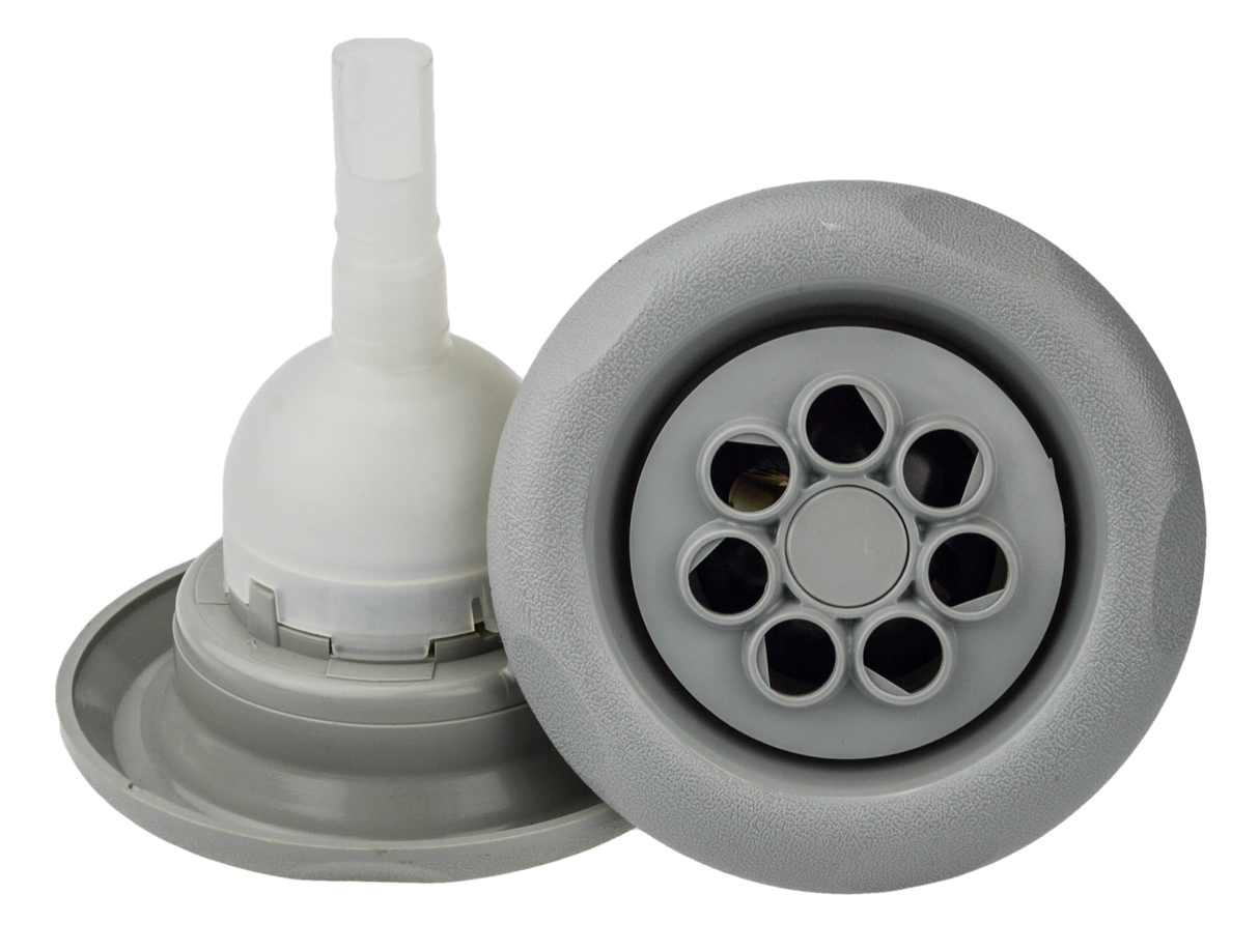 Pentair Cyclone Massage Twin Spin 7 Hole " Gatling Gun " Jet Internal Barrel - 125mm - Heater and Spa Parts