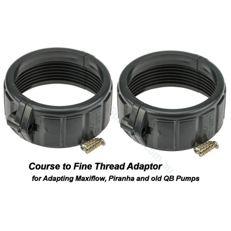 Course-To-Fine-Thread Split Nut Adaptor - For Davey Qb Course & Maxiflow Pumps Pump Parts