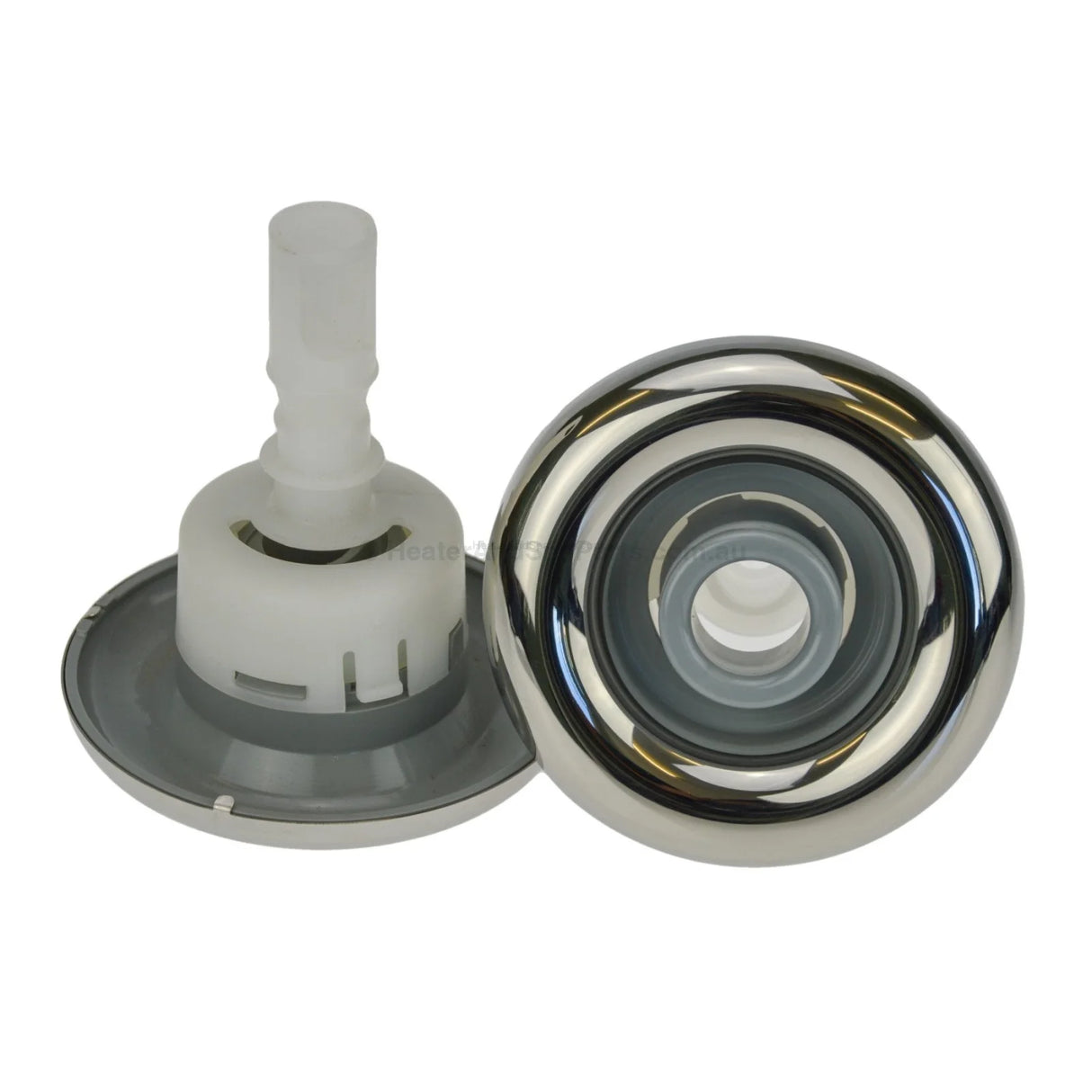 Pentair Luxury Cyclone Spa Jet - Stainless - Directional - Scallops - 90mm - Heater and Spa Parts