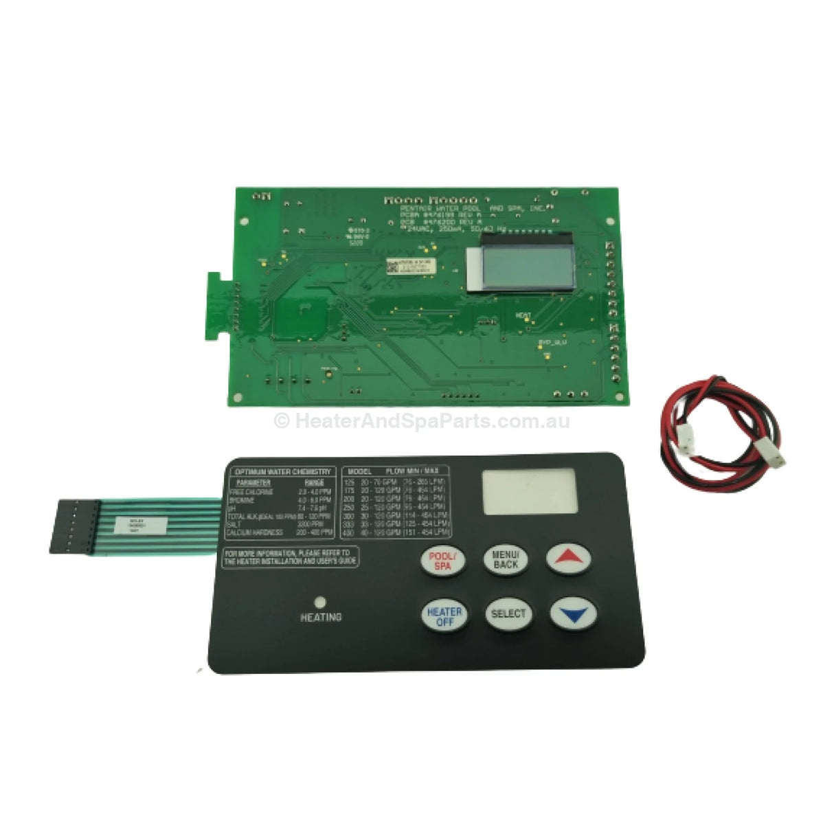 2021 Pentair Mastertemp / Waterco Turbotemp Main Control Board Pcb - New Style Gas Heater Parts