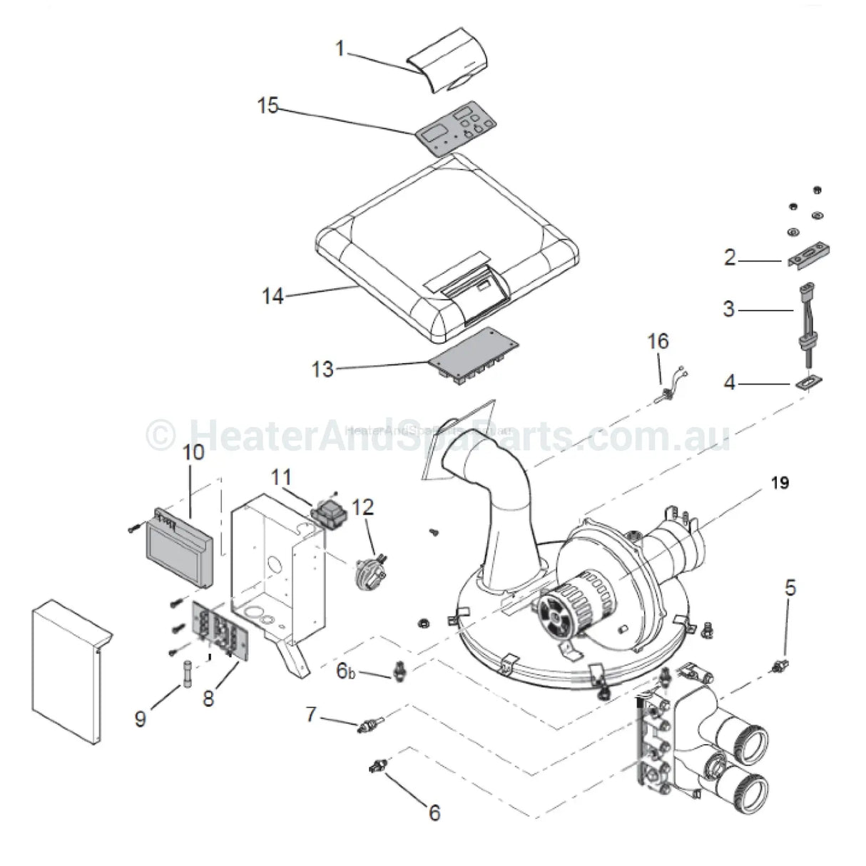 Pentair Mastertemp / Waterco Turbotemp HSI Igniter & Gasket Kit - Heater and Spa Parts