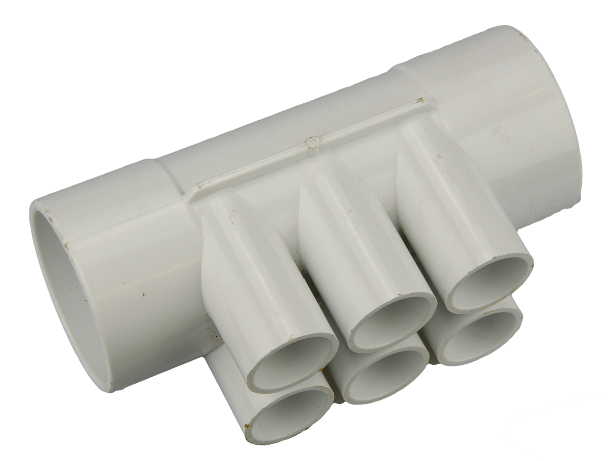 20Mm Female 50Mm Water Manifold - 6-Port