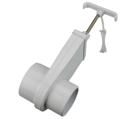 Spigot / Socket - 2" / 50mm Gate Valve - Sliding Push & Pull - CMP Magic Plastics - Heater and Spa Parts