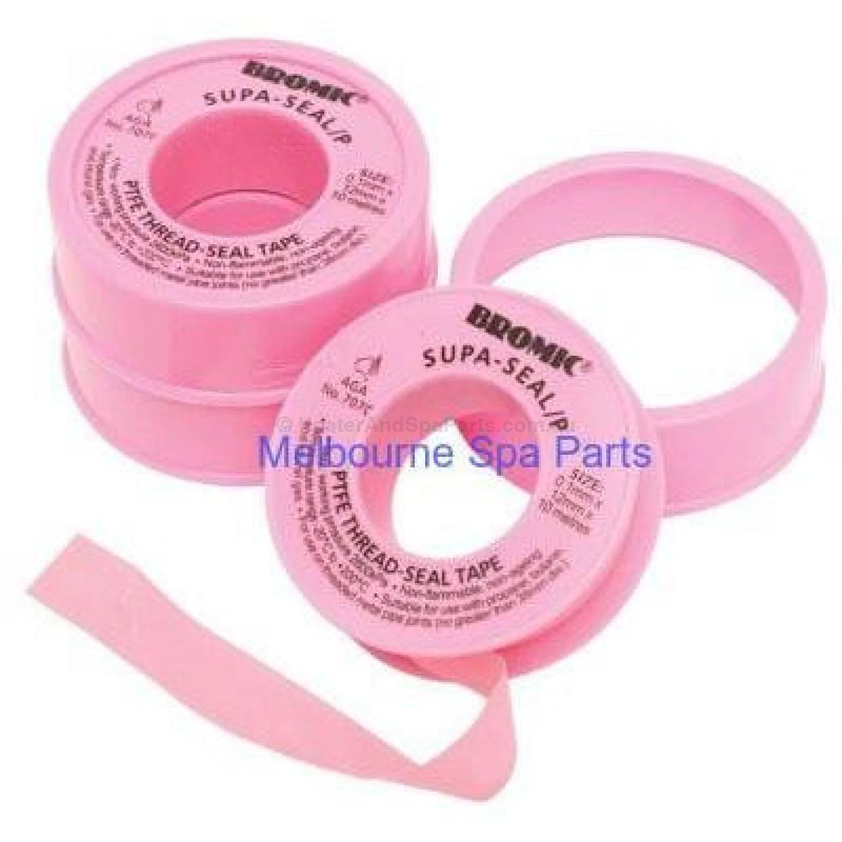 Pink Teflon PTFE Thread Tape - Thick 12mm for Pool Water - Heater and Spa Parts