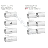 Pipe Repair Sleeve - Dura Stainless Steel Clamp - 59-67mm - Heater and Spa Parts