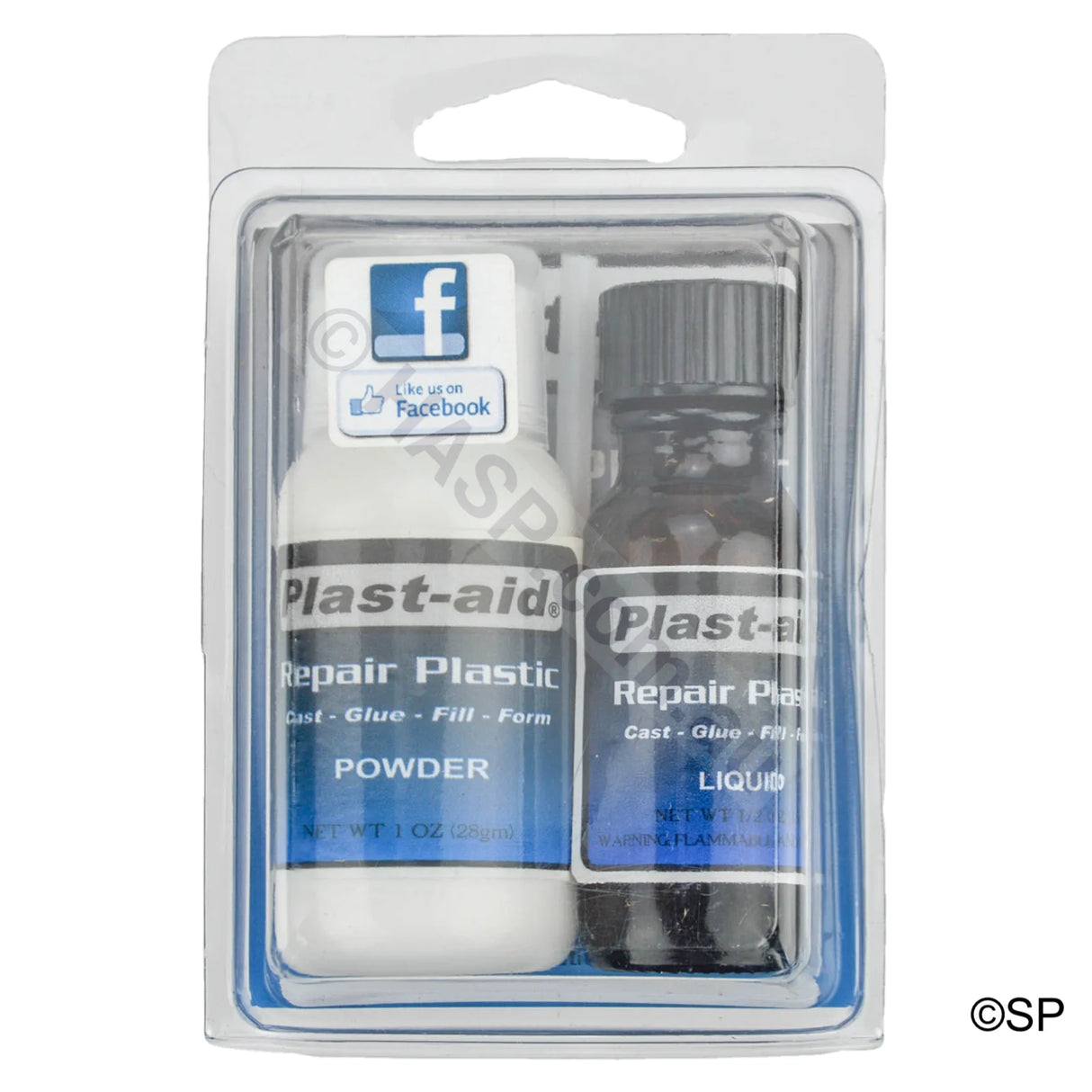 Plast-Aid Plastic Repair Kit for PVC, Acrylic, ABS, Polycarbonate, Fibreglass - Heater and Spa Parts