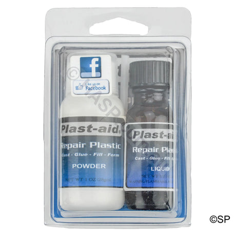 Plast-Aid Plastic Repair Kit for PVC, Acrylic, ABS, Polycarbonate, Fibreglass - Heater and Spa Parts