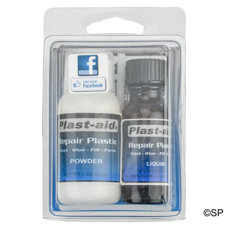 Plast-Aid Plastic Repair Kit for PVC, Acrylic, ABS, Polycarbonate, Fibreglass - Heater and Spa Parts