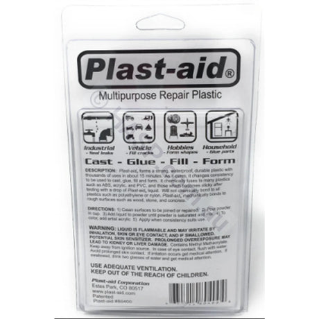 Plast-Aid Plastic Repair Kit for PVC, Acrylic, ABS, Polycarbonate, Fibreglass - Heater and Spa Parts