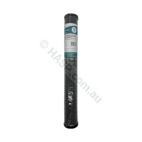 Pleated Carbon water filter cartridge, 10 micron, 2.5" x 20" Slimline (FC-PC2520-10)