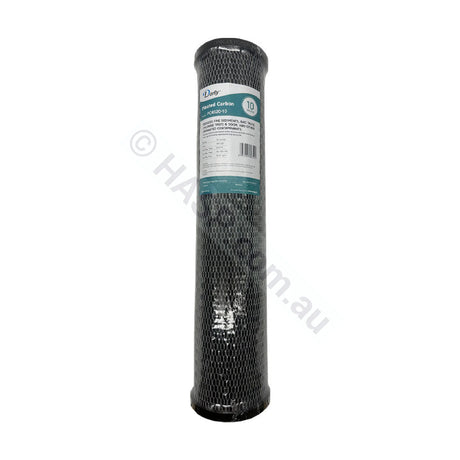 Pleated Carbon water filter cartridge, 10 micron, 4.5" x 20" Big Blue (FC-PC4520-10)