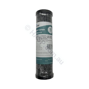 Pleated Carbon water filter cartridge, 10 micron, 2.5" x 10" Slimline (FC-PC2510-10)