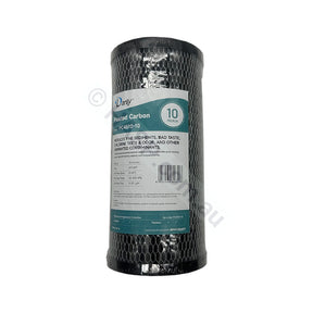 Pleated Carbon water filter cartridge, 10 micron, 4.5" x 10" Big Blue (FC-PC4510-10)
