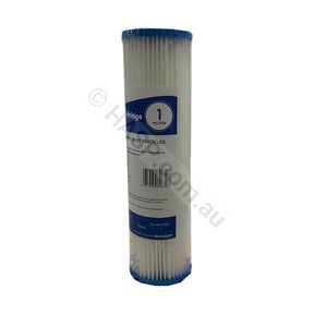 Pleated Sediment water filter cartridge, 1 micron, 2.5" x 10" Slimline (FC-P2510-1)