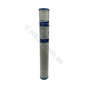 Pleated Sediment water filter cartridge, 1 micron, 2.5" x 20" Slimline (FC-P2520-1)