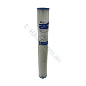 Pleated Sediment water filter cartridge, 20 micron, 2.5" x 20" Slimline (FC-P2520-20)