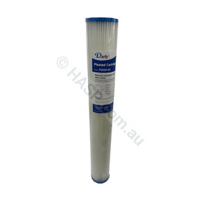 Pleated Sediment water filter cartridge, 50 micron, 2.5" x 20" Slimline (FC-P2520-50)