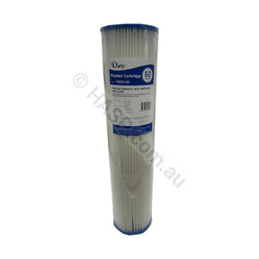Pleated Sediment water filter cartridge, 50 micron, 4.5" x 20" Big Blue (FC-P4520-50)