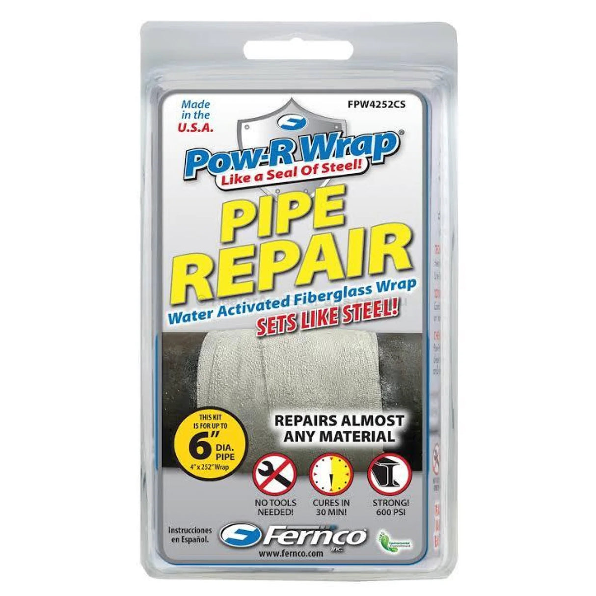 PowR Wrap - Pipe Repair Fibreglass Wrap - Heater and Spa Parts