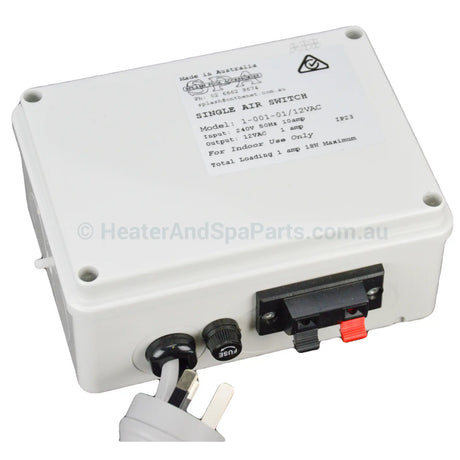 Premium Splash Air Switch Box For 12V Lights - Single