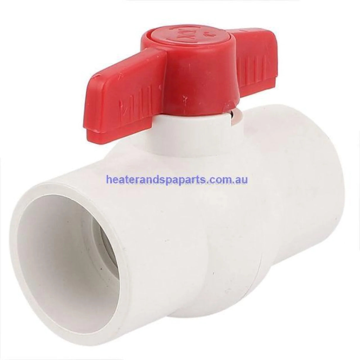 PVC Ball Valve - Red & Blue Handle - Budget Water Valves - NLA - Heater and Spa Parts
