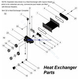 Raypak 200, 280, 350, 430 Gas Pool Heater Spare Parts with Diagrams - also RP2100 - Heater and Spa Parts