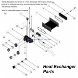 Raypak 200, 280, 350, 430 Gas Pool Heater Spare Parts with Diagrams - also RP2100 - Heater and Spa Parts