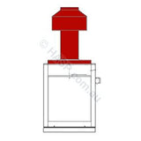 Raypak 200 - Draft Diverter Indoor Flue Kit - Draught Stack - Heater and Spa Parts