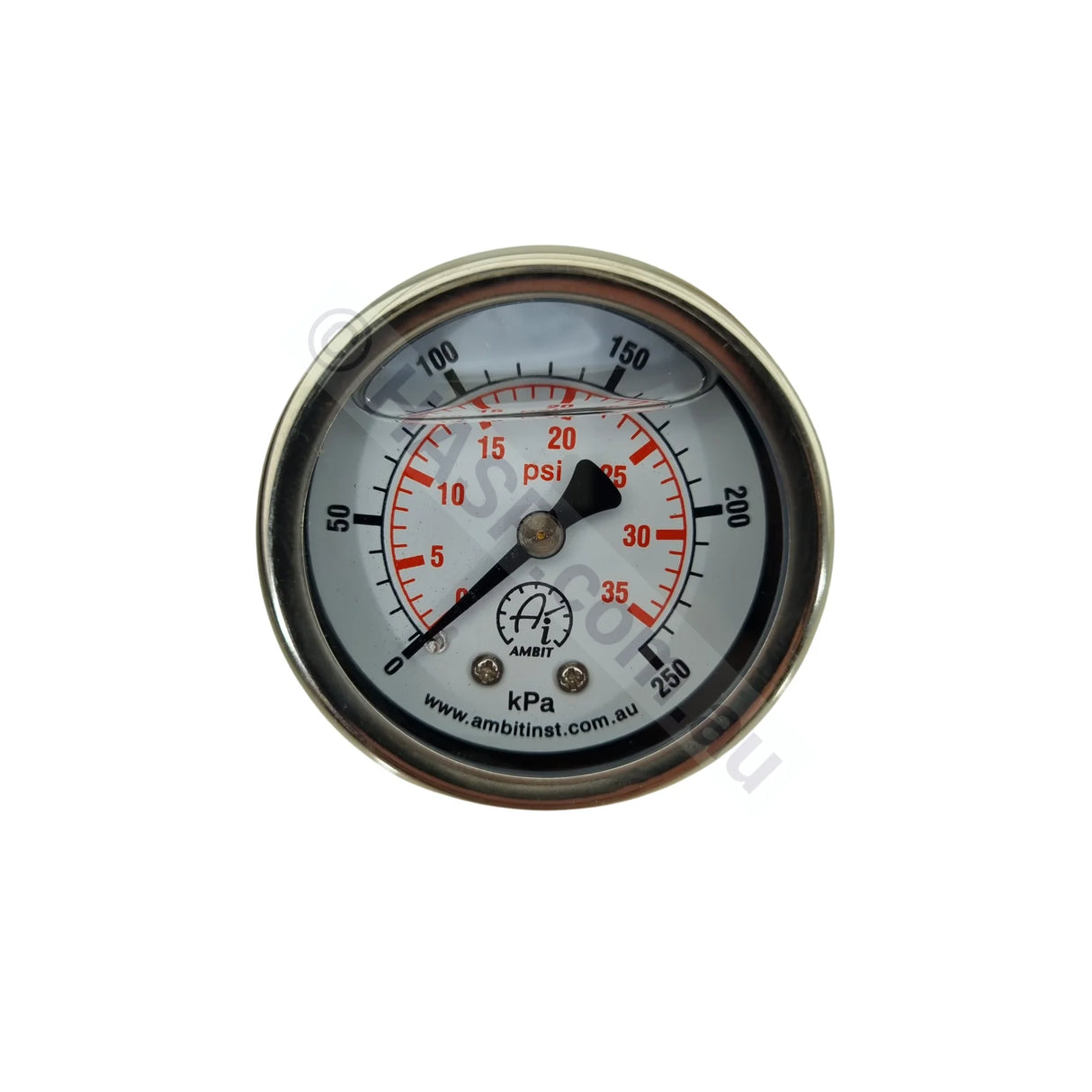 Pressure Gauges - Fluid Filled For Pools And Spas Rear Mount Filter Parts