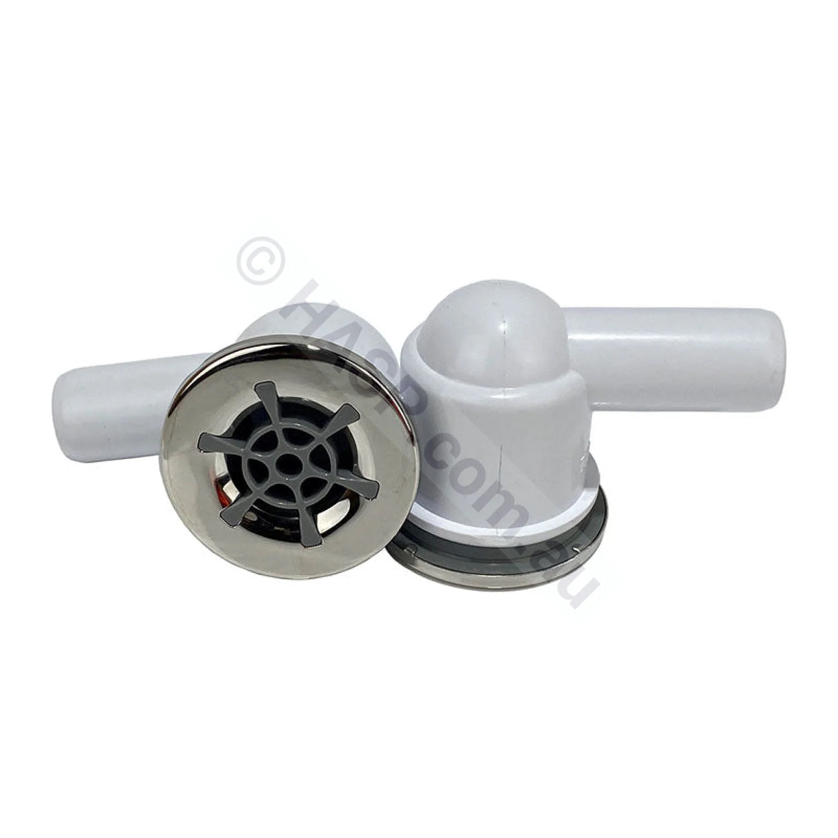 Rising Dragon Low Profile Drain Star Face Stainless & Grey *NLS*