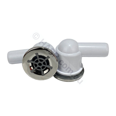 Rising Dragon Low Profile Drain Star Face Stainless & Grey *NLS*
