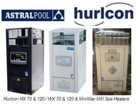 Astralpool / Hurlcon HX 120 Gas Spa Heaters - HX120 - Kept In Stock - Heater and Spa Parts