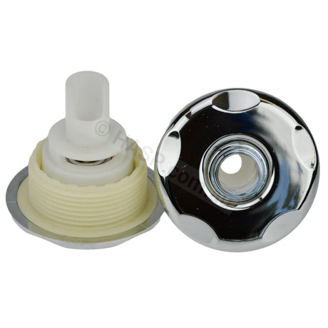 S&P Chrome ABS Regency Adjustable Faceplate - Spa Bath Jet - 65mm - Heater and Spa Parts