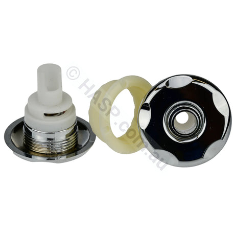 S&P Chrome ABS Regency Adjustable Faceplate - Spa Bath Jet - 65mm - Heater and Spa Parts