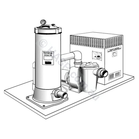 S&P Waterco AquaSwim Gas Spa Heater - Spare Parts - Heater and Spa Parts
