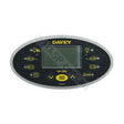 SP 1200 Touchpad - Davey SpaQuip SpaPower 1200 - Oval Style for Davey Spa Quip SP1200 - Control Panel - Touchpad