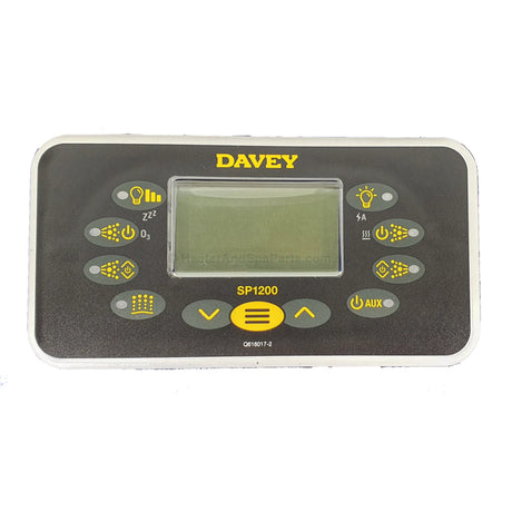 Rectangular Touchpad For Davey Spa-Quip Spapower 1200 Sp1200 - Keypad Control Panel
